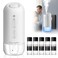 ScentDinbor Plug in Diffuser Starter Kit - Waterless Scent Diffuser with 5 Essential Oils, 700 Sq Ft Coverage, Smart Wall Design, Cold-Air Mist, 3 Mist Levels &amp; Blue Ambient Light for Home or Small