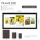 Duenpy 12X28 Collage Frame Multi Size Photo Display Black