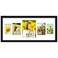 Duenpy 12X28 Collage Frame Multi Size Photo Display Black