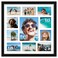 Duenpy 20X20 Collage Frame Multi Size Photo Display Black