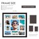 Duenpy 20X20 Collage Frame Multi Size Photo Display Black