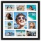Duenpy 20X20 Collage Frame Multi Size Photo Display Black