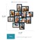 Duenpy 4X6 Solid Wood Collage Frame 12 Pack Glass Assembly Required Black