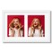 Duenpy 12X19 Double Frame for 2 8X10 Photos White