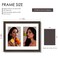 Duenpy 8X10 Double Frame for 2 4X6 Photos Walnut