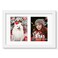 Duenpy 6X9 Double Collage Frame for 2 3.5x5 Photos White