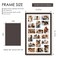 Duenpy 18X30 Collage Frame for 18 4X6 Photos Walnut