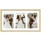 Duenpy 8X14 Solid Wood Collage Frame for 3 4X6 Photos