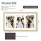Duenpy 8X14 Solid Wood Collage Frame for 3 4X6 Photos