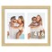 Duenpy 8X10 Solid Wood Double Frame for 2 4X6 Photos