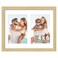 Duenpy 8X10 Solid Wood Double Frame for 2 4X6 Photos