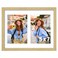 Duenpy 8.5x11 Solid Wood Double Frame for 2 5X7 Photos