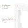 Kinlink A4 Picture Frame, White Solid Wood Frames with Acrylic Plexiglass for Pictures A5 with Mat or A4 Without Mat, Tabletop and Wall Display Photo Frame 4 Pack