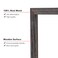 Kinlink A5 Picture Frame, Ash Black Solid Wood Frames with Acrylic Plexiglass for Pictures 4X6 with Mat or A5 Without Mat, Tabletop and Wall Mounting Display 4 Pack