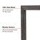 Kinlink A5 Picture Frame, Ash Black Solid Wood Frames with Acrylic Plexiglass for Pictures 4X6 with Mat or A5 Without Mat, Tabletop and Wall Mounting Display 4 Pack