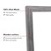 Kinlink A4 Picture Frame, Grey Solid Wood Frames with Acrylic Plexiglass for Pictures A5 with Mat or A4 Without Mat, Tabletop and Wall Display Photo Frame 4 Pack