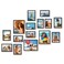 Duenpy 15 Pack Mixed Size Gallery Collage Frame Walnut