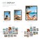 Duenpy 15 Pack Mixed Size Gallery Collage Frame Brown