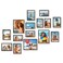 Duenpy 15 Pack Mixed Size Gallery Collage Frame Brown