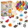 24 Pack Prefilled Easter Eggs with 3D Printed Articulated Animals Inside