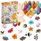 24 Pack Prefilled Easter Eggs with 3D Printed Articulated Animals Inside