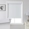 Joydeco No Drill Blackout Roller Shades, 25" W X 75" H, White