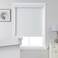 Joydeco No Drill Blackout Roller Shades, 25" W X 75" H, White