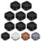 Shouwuhho 8 Pack Furniture Risers Adjustable Bed Risers Heavy Duty Lifts Height 1", Square Stackable Bed Risers 1, 2 or 3 Inch for Desk Leg Table Couch Sofa Chair Bed Frame Legs Dorm, Black