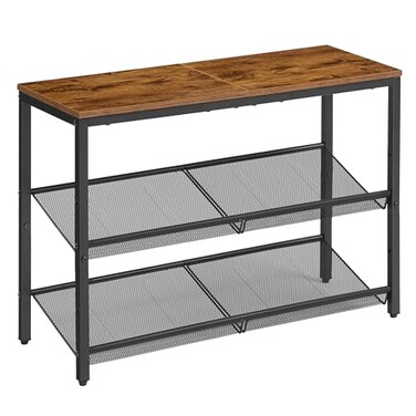 Vasagle 3-Tier Shoe Rack, Adjustable, Freestanding