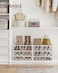 Vasagle 3-Tier Shoe Rack for Closet, Stackable Shoe Organizer Shelf