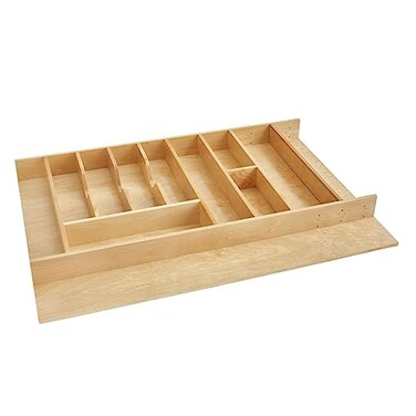Rev-A-Shelf Trim-to-custom-fit Silverware Drawer Insert Divider Organizer