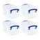 Really Useful Box 1.6 Liter Plastic Stackable Storage Container, 4 Pack