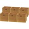 Simple Houseware 11-Inch Foldable Cube Storage Bins with Handles, Tan