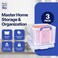 Really Useful Box 32 Liter Storage Container, 3 Pack