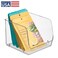 iDesign Stackable Open-Front Storage Bin, Clear