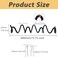 Kiswiar 1 PC Wave Shaped Wall Mounted Hooks, Wave Wall Hanger Coat Rack, Space Saving Creative Design with 4 Hooks for Hanging Coat Bag (Black)