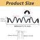 Kiswiar 1 PC Wave Shaped Wall Mounted Hooks, Wave Wall Hanger Coat Rack, Space Saving Creative Design with 4 Hooks for Hanging Coat Bag (Black)