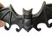 Hallocool Bat Key Hooks Gothic Bat Key Holder Casting Iron Wall Mount Key Rack