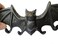 Hallocool Bat Key Hooks Gothic Bat Key Holder Casting Iron Wall Mount Key Rack