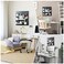 Vusign Pegboard Combination Wall Organizer Kit 22" X 22", Black