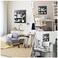 Vusign Pegboard Combination Wall Organizer Kit 22" X 22", Black