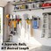 Housolution Garage Wall Organizer 64 Inch - 18Pack Carries 570 Lbs