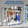 Housolution Garage Wall Organizer 96 Inch - 20Pack Carries 720 Lbs