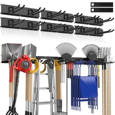 Housolution Garage Wall Organizer 96 Inch - 20Pack Carries 720 Lbs
