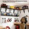 Housolution Garage Shelving Wall Mounted with Basket &amp; Hook up to 154 Lbs