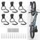 Housolution Bike Wall Mount with Fixed Hook, 6 Pack Bike Storage Rack