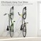 Housolution Bike Wall Mount with Fixed Hook, 6 Pack Bike Storage Rack