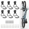 Housolution Bike Wall Mount with Fixed Hook, 6 Pack Bike Storage Rack