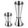 Ninsula 2-Pack Cocktail Jiggers Set, Japanese Premium 304 Stainless Steel Jigger for Bartending, Professional Double-Sided Bar Jigger Tools (0.5oz/1oz + 1OZ/2oz)