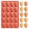 Fchil Silicone Madeleine Mold 20-Cavity Shell Shaped Baking Pan
